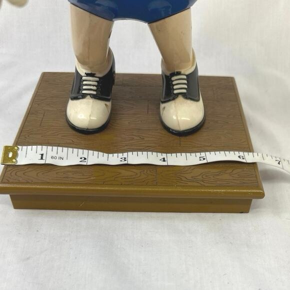 Vintage MM Candy Dispenser Blue Peanut M&M Toy Official 10" Tested Works - Picture 6 of 7